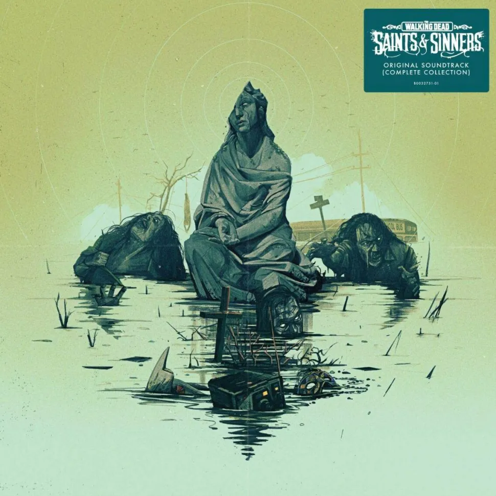 The Walking Dead: Saints & Sinners - Original Soundtrack Complete Collection 3xLP Vinyl Record (Red/Green/Clear Smoke Coloured Vinyl)