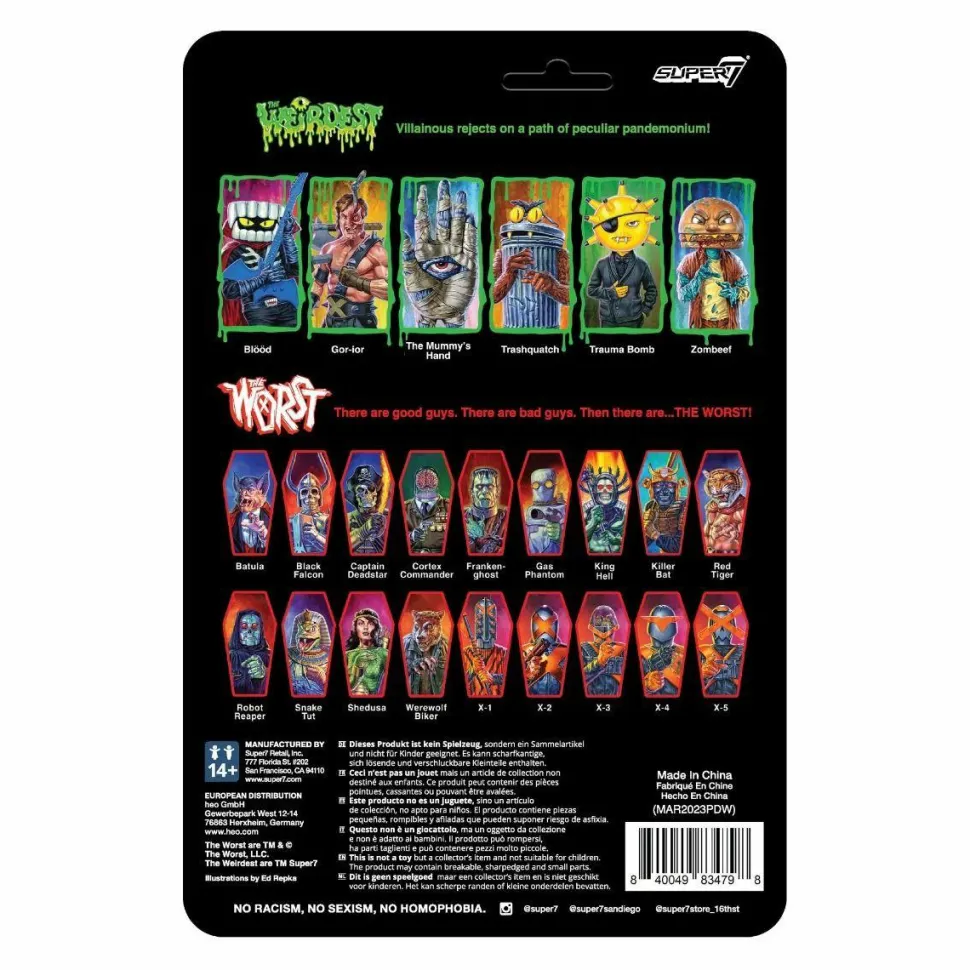 The Weirdest - Gor-Ior (Indigo to Hell) ReAction 3.75" Action Figure (Wave 3)