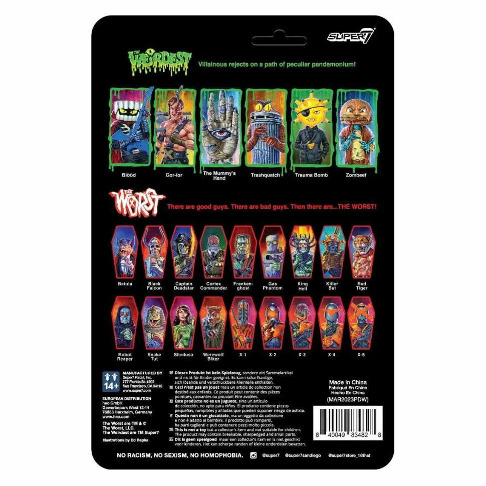 The Weirdest - Trashquatch (Indigo to Hell) ReAction 3.75" Action Figure (Wave 3)