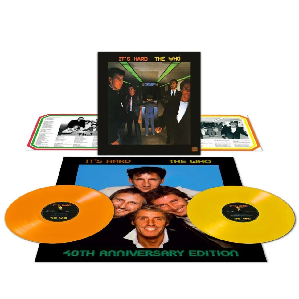 The Who - It’s Hard 40th Anniversary 2xLP Vinyl Record (2022 Record Store Day Exclusive Orange & Yellow Vinyl)