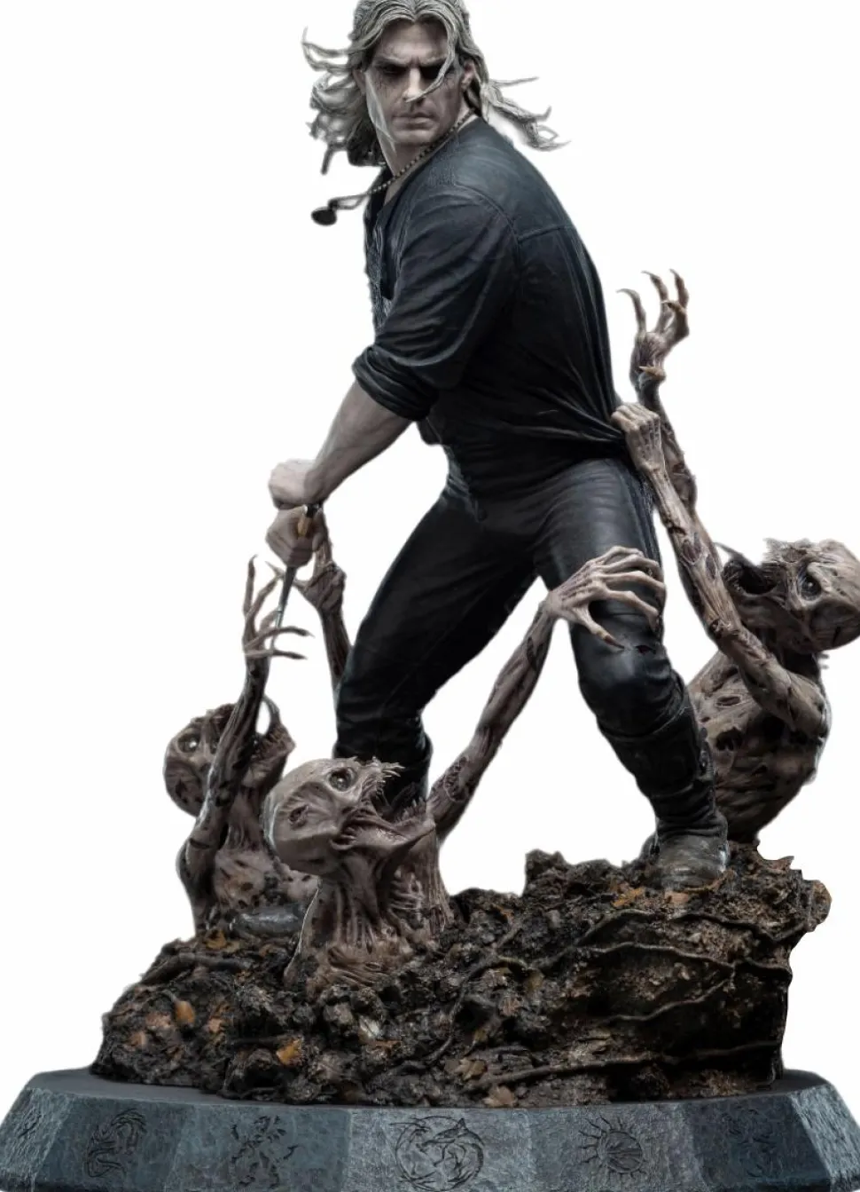 The Witcher - Geralt the White Wolf 1/4th Scale Statue