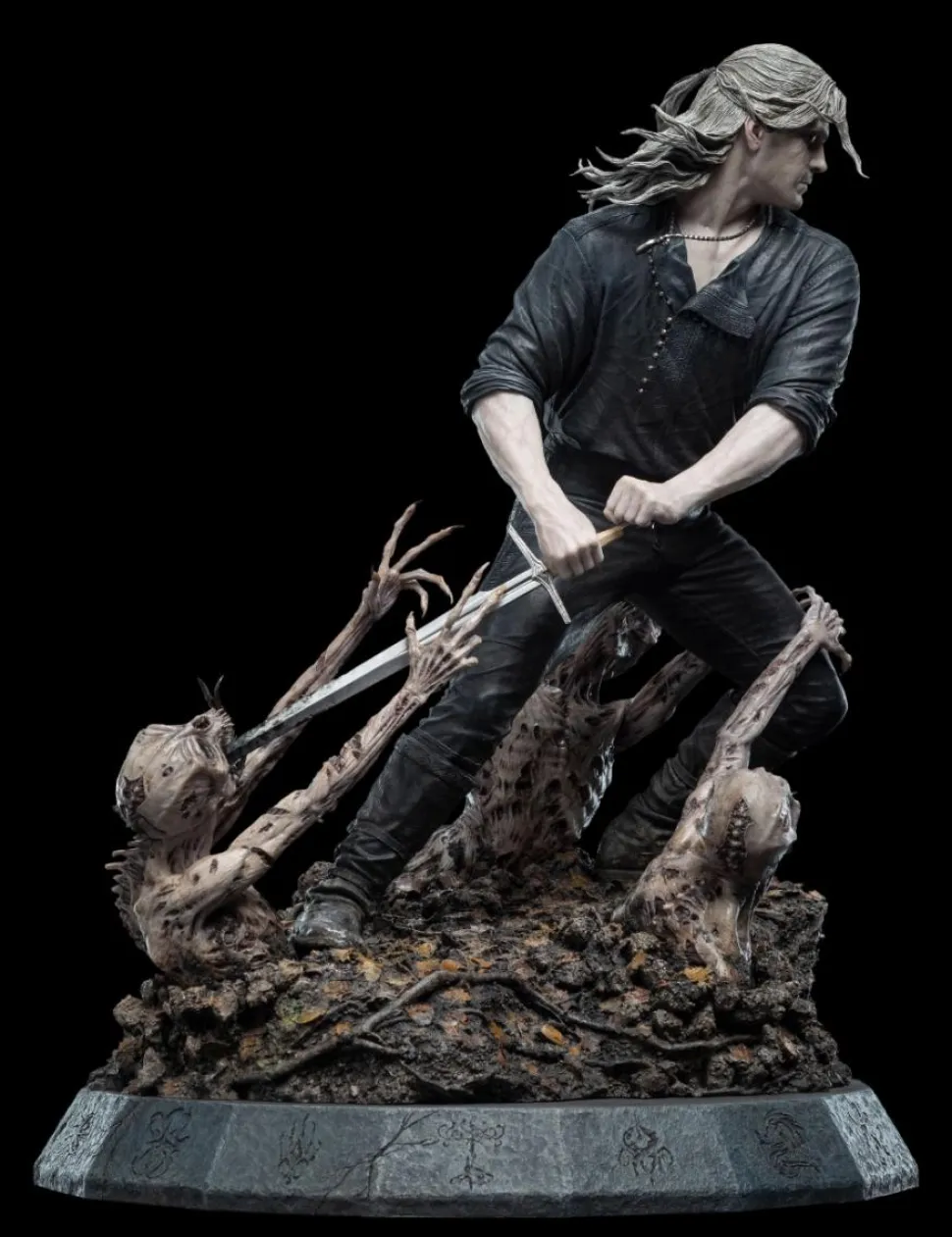 The Witcher - Geralt the White Wolf 1/4th Scale Statue