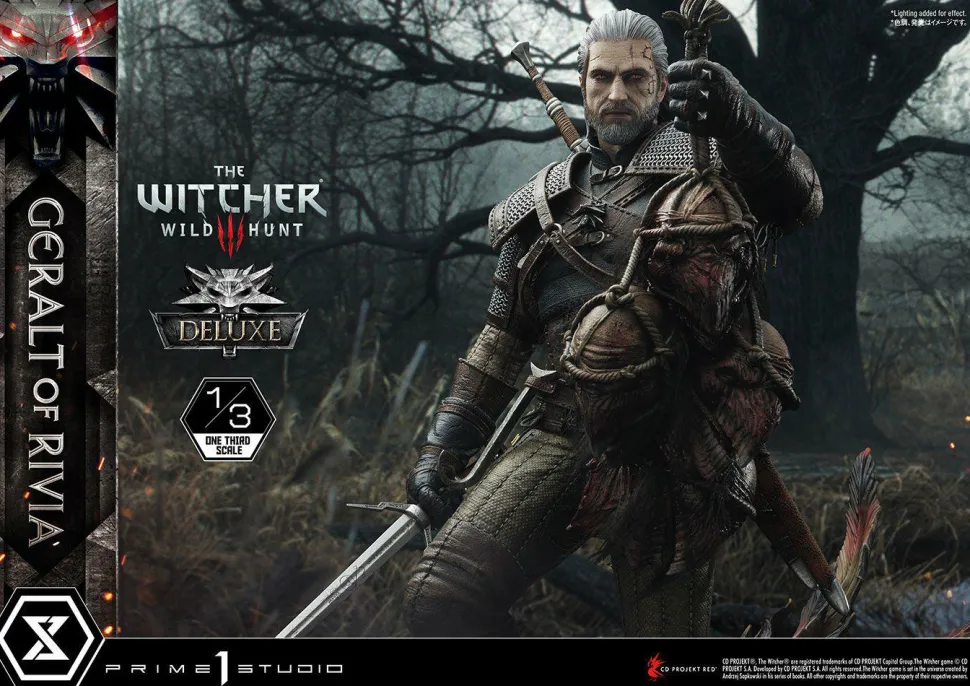 The Witcher 3: Wild Hunt - Geralt of Rivia Deluxe 1/3 Scale Statue (Int Sales Only)