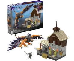The Witcher 3: Wild Hunt - Geralt's Griffin Hunt Black Series Mega Construx Building Block Construction Set (1170 Pieces)
