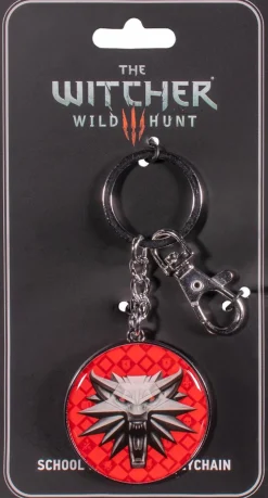 The Witcher 3: Wild Hunt - School of the Wolf Enamel Keychain