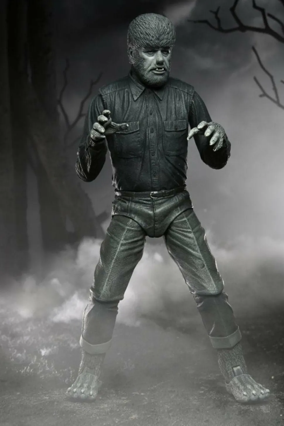 The Wolf Man (1941) - Wolf Man (Black & White) Ultimate 7" Scale Action Figure