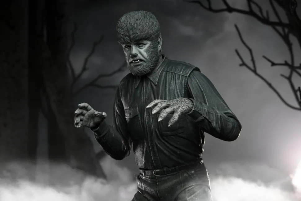 The Wolf Man (1941) - Wolf Man (Black & White) Ultimate 7" Scale Action Figure