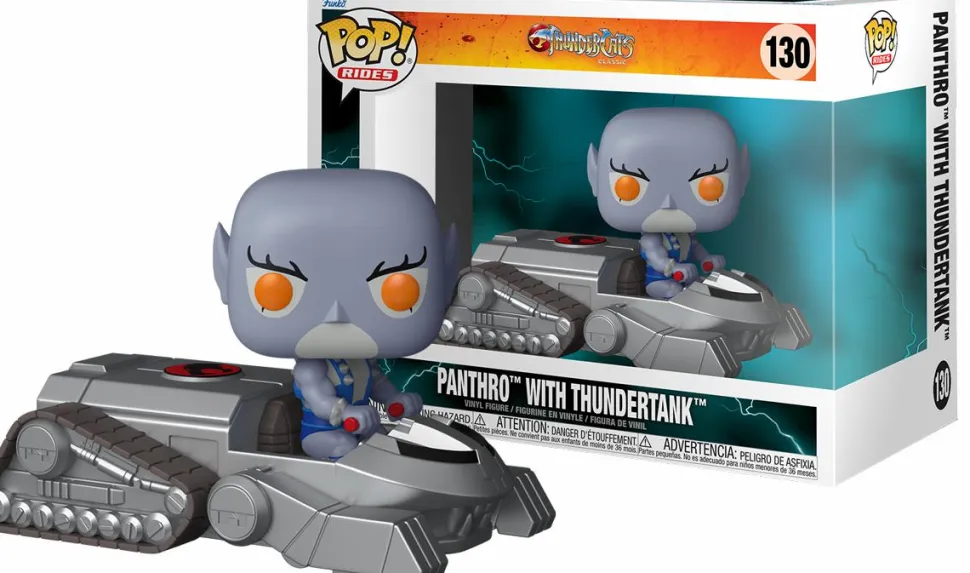 Thundercats - Panthro with Thundertank Pop! Rides Vinyl Figure
