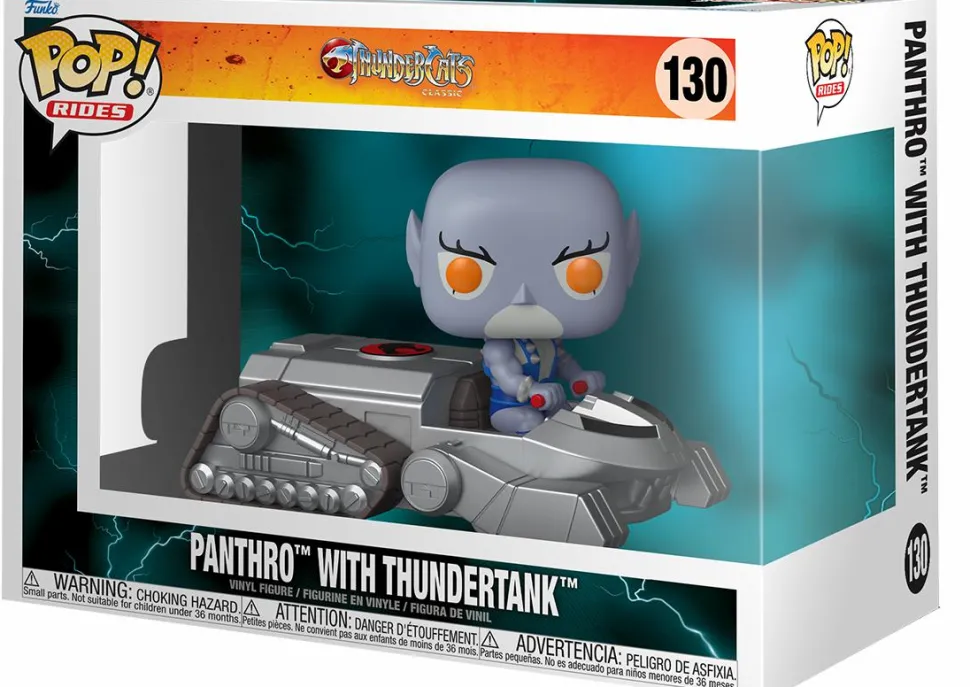 Thundercats - Panthro with Thundertank Pop! Rides Vinyl Figure