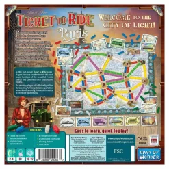 Ticket to Ride - Paris Board Game