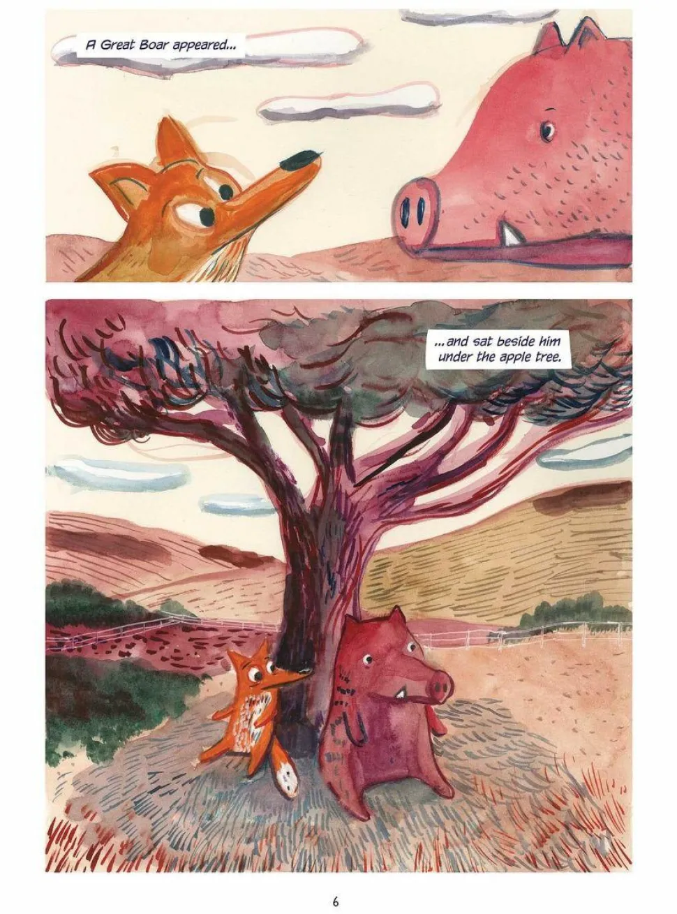 Tiny Fox and Great Boar - Book One: There Hardcover Book