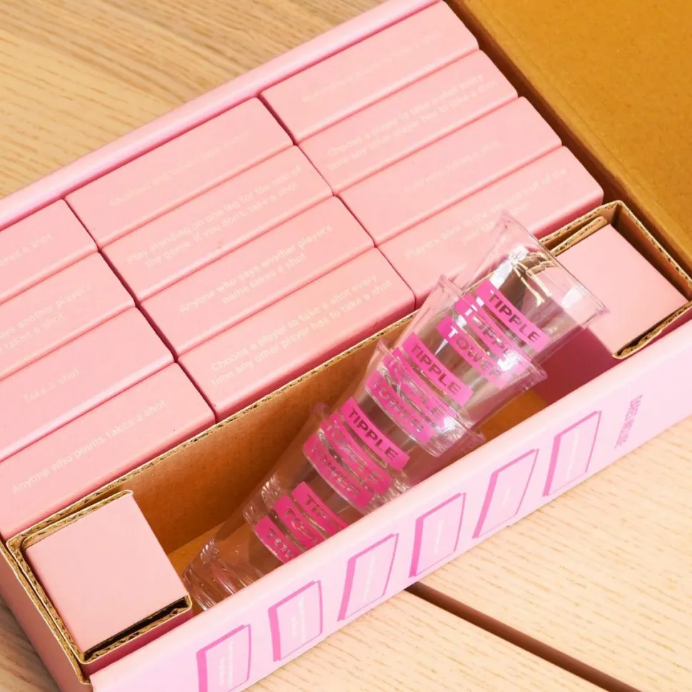 Tipple Topple Tower - The Block-Placing Shot-Taking Party Game