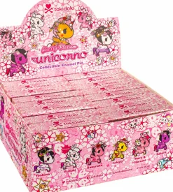 Tokidoki - Cherry Blossom Unicorno Blind Box Enamel Pin (Display of 16)