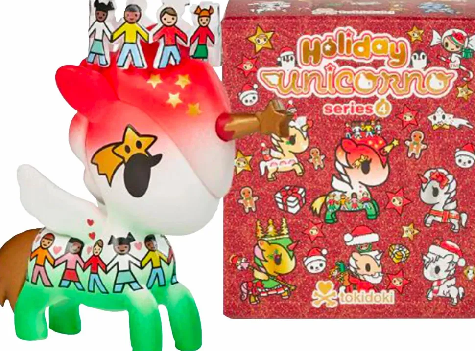 Tokidoki - Holiday Unicorno Series 4 Blind Box Vinyl Figure (Single Unit)