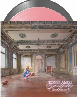Tones and I - Beautifully Ordinary 2xLP Vinyl Record (Powder Pink / Silver Marble Coloured Vinyl)