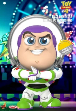 Toy Story 4 - Buzz Lightyear Firing Pose Cosbaby 3.75” Hot Toys Bobble-Head Figure
