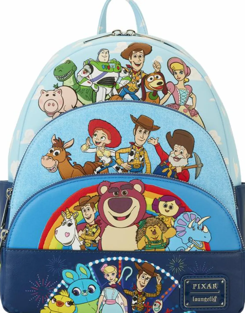 Toy Story - Movie Collab Triple Pocket 12" Faux Leather Mini Backpack