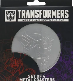 Transformers - Embossed Metal Coasters 4-Pack