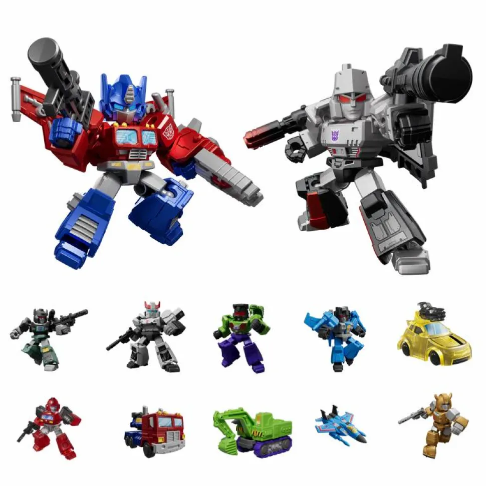 Transformers - Galaxy Version Defender 01 Galaxy Shining Blind Box Articulated Model Kit (Display of 12)