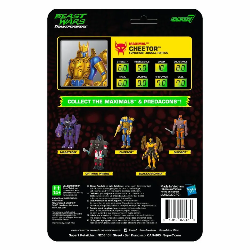 Transformers: Beast Wars - Cheetor ReAction 3.75" Action Figure