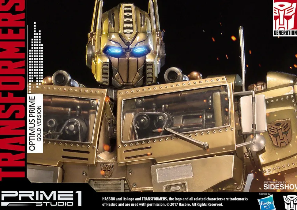 Transformers: Generation 1 - Optimus Prime Gold Version 24” Statue