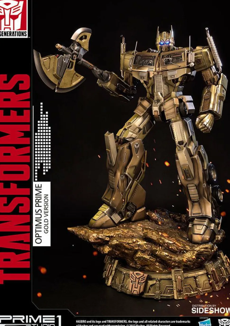 Transformers: Generation 1 - Optimus Prime Gold Version 24” Statue