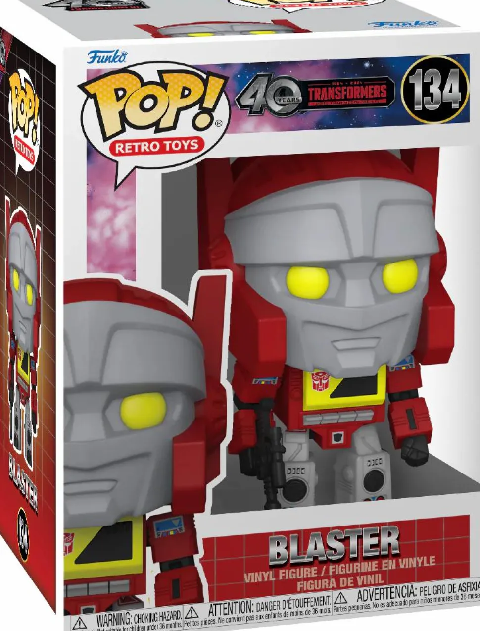 Transformers: Generation 1 - Blaster Pop! Vinyl Figure