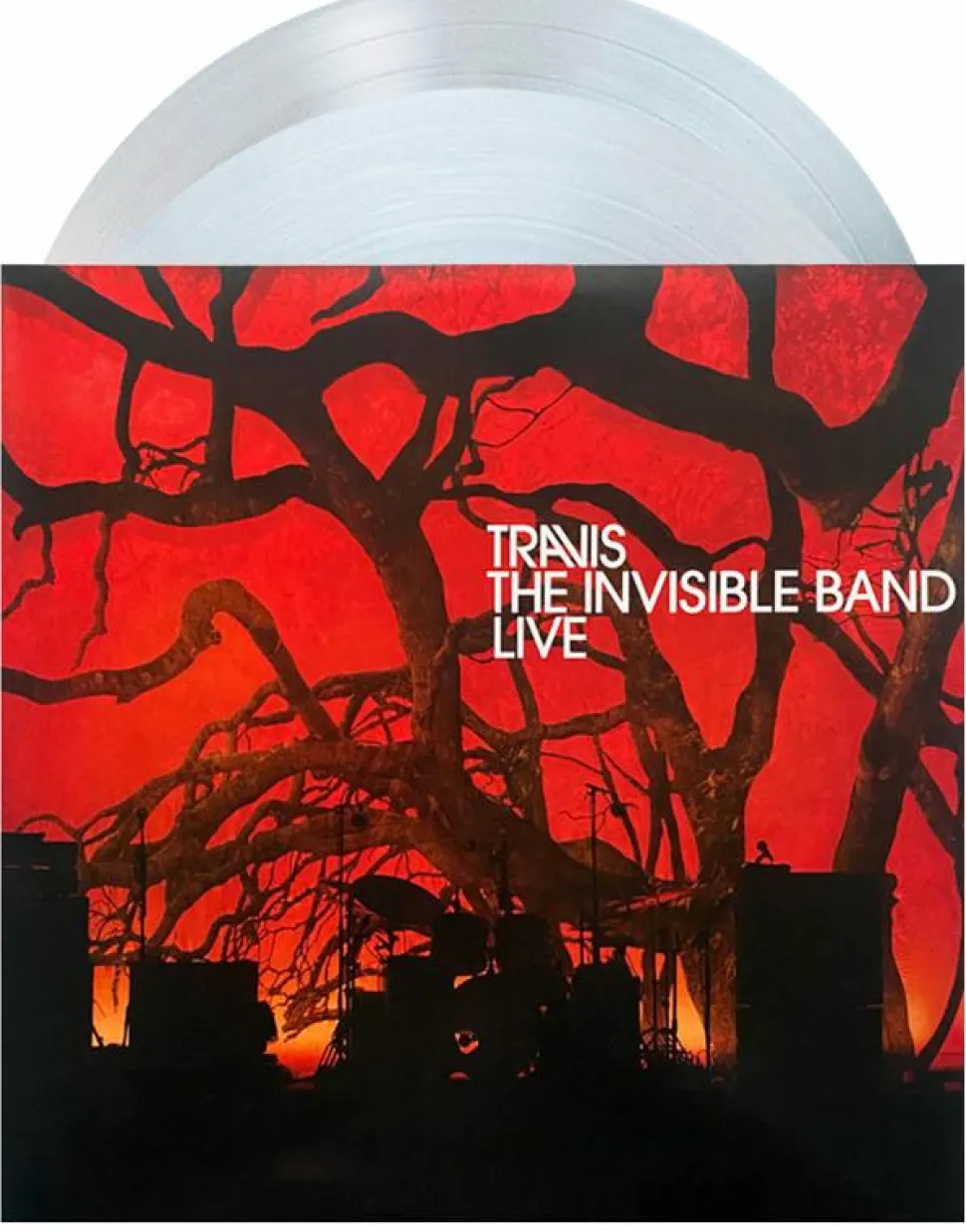 Travis - Invisible Band: Live 2xLP Vinyl Record (2023 Record Store Day Exclusive Clear Vinyl)