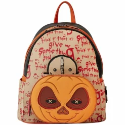 Trick 'r Treat - Sam Pumpkin 10" Faux Leather Mini Backpack