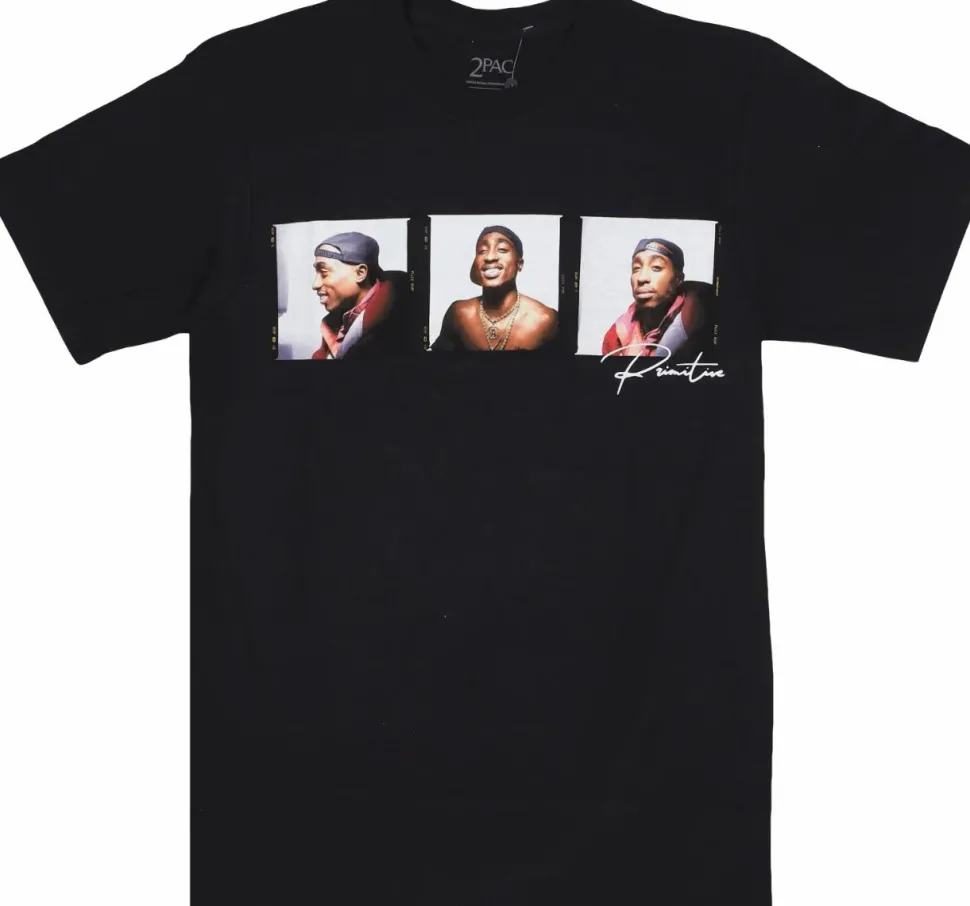 Tupac - Tupac x Primitive Truth Black T-Shirt