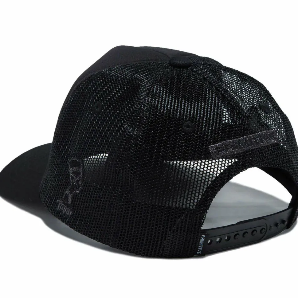 Tupac - Tupac x Primitive Icon II Black Trucker Hat (One Size)