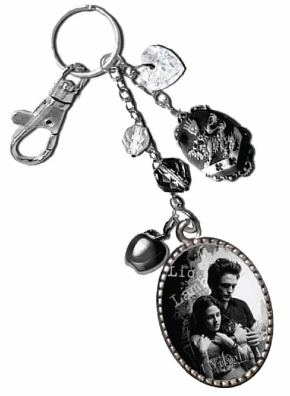 Twilight Saga: Edward and Bella Image Charm Key Ring/Bag Clip