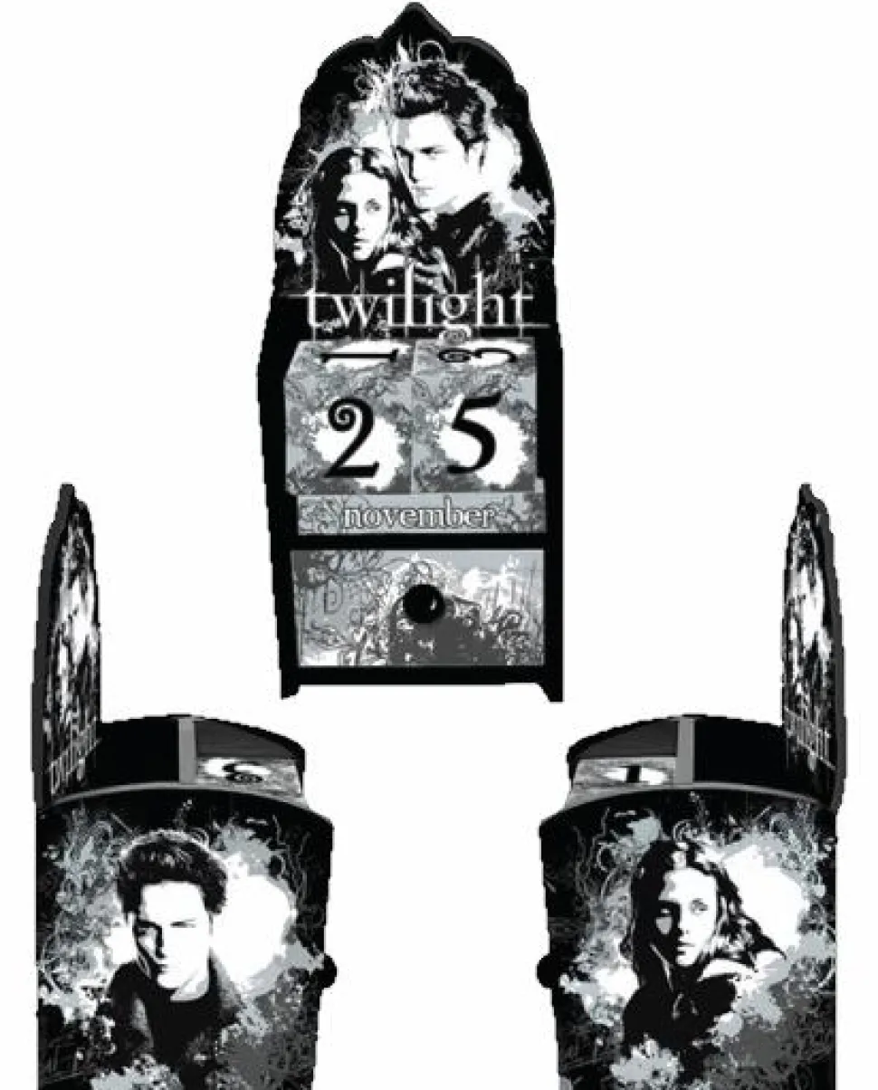 Twilight Saga: Edward Cullen and Bella Swan Wooden Calendar