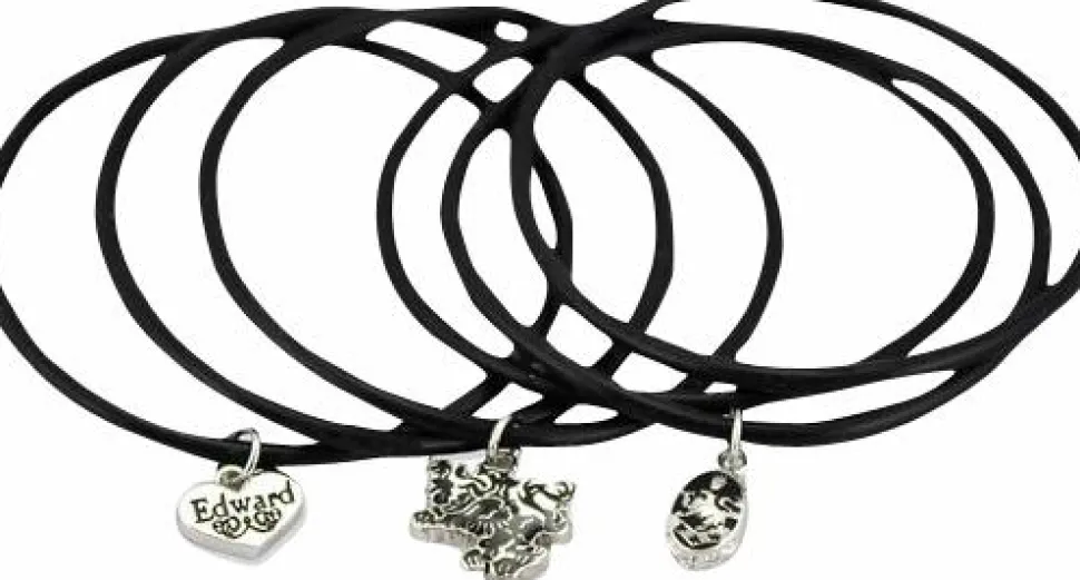 Twilight Saga: New Moon - Edward Version 2 Jelly Bangle With Charms
