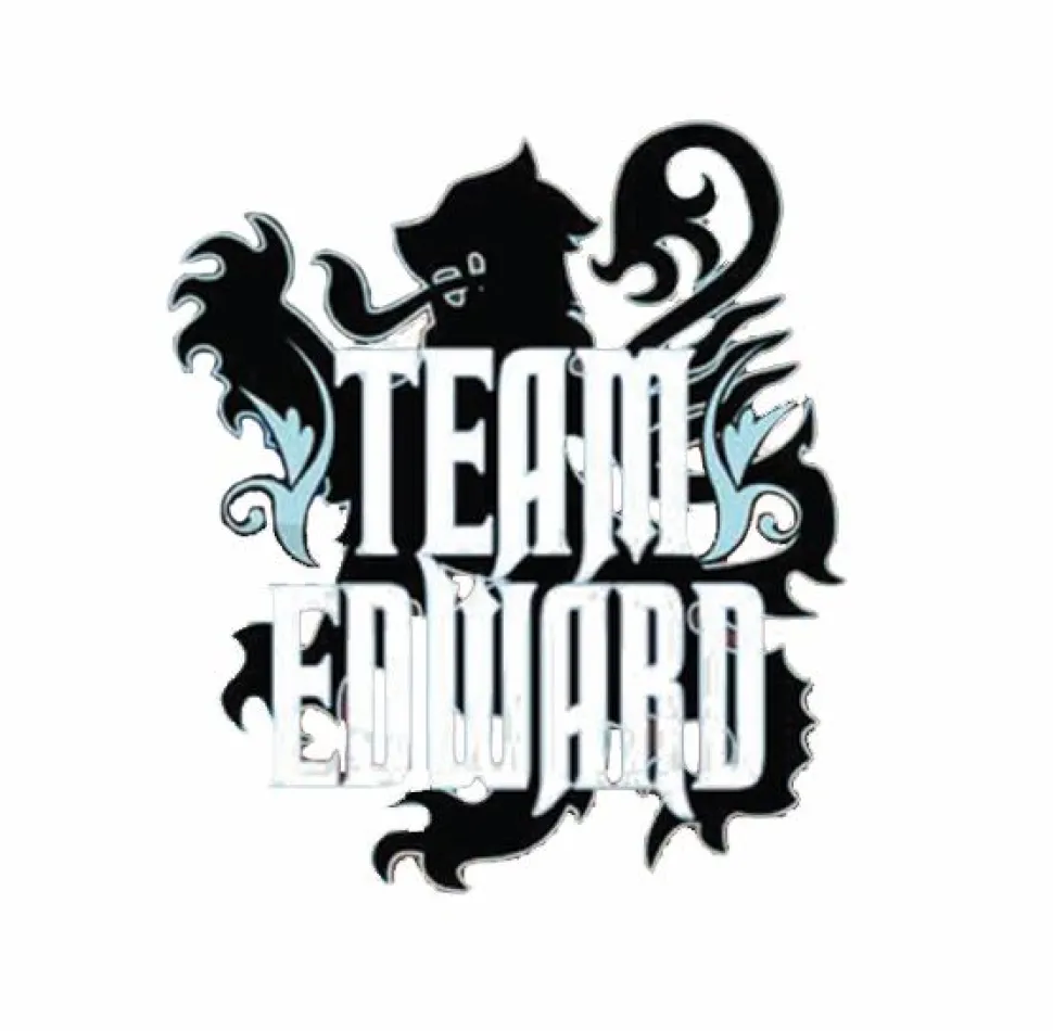Twilight Saga: Team Edward Clear Vinyl Sticker