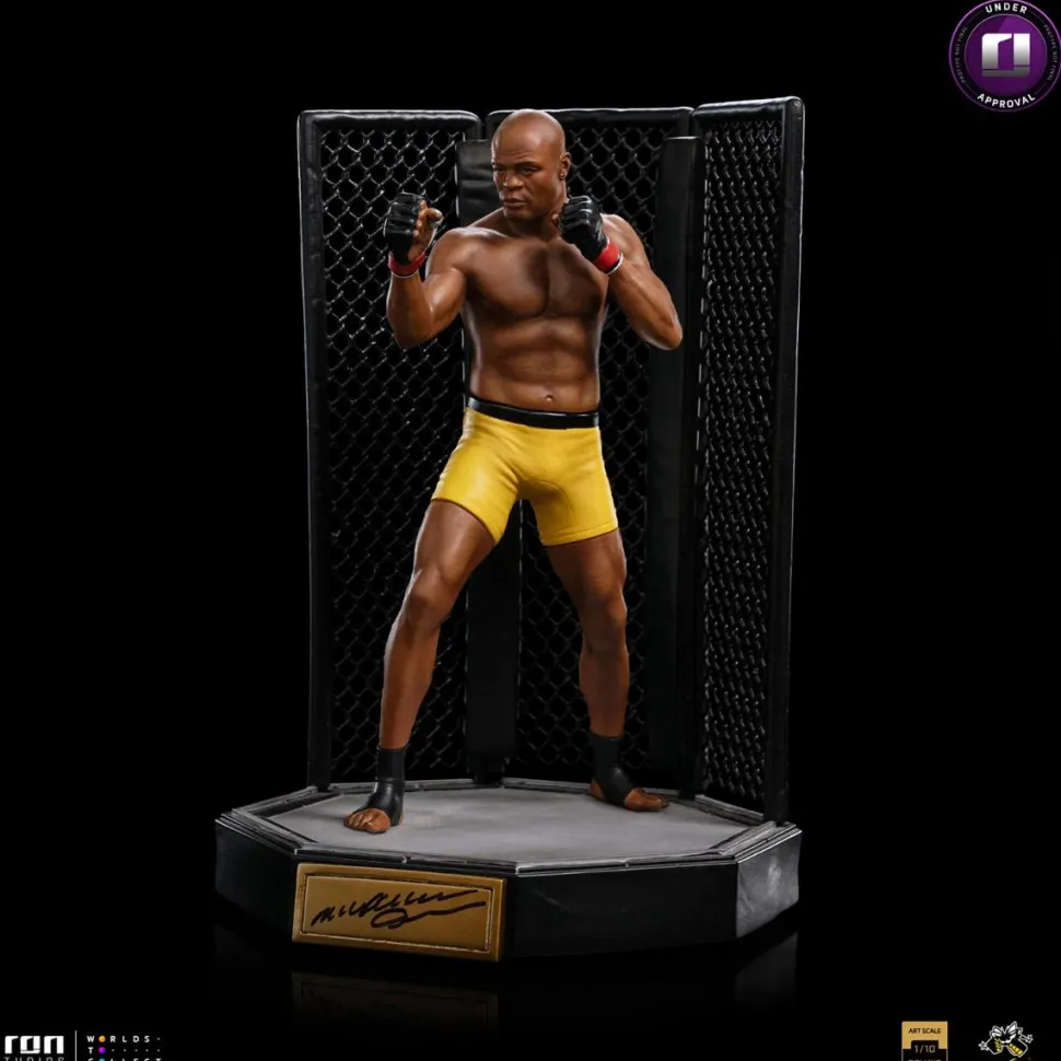 UFC - Anderson (Spider) Silva Signed 1/10th Scale Statue