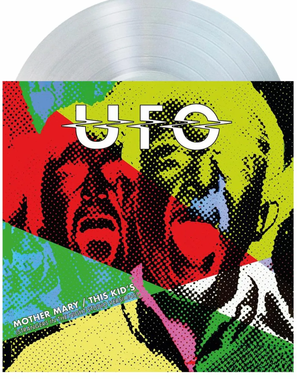 UFO - Mother Mary / This Kid's 10” Split Single Vinyl Record (2021 Record Store Day Exclusive Clear Vinyl)