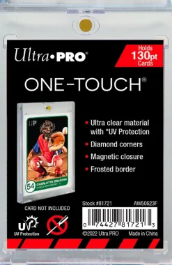 Ultra Pro - Clear 130pt Magnetic UV One-Touch Card Holder