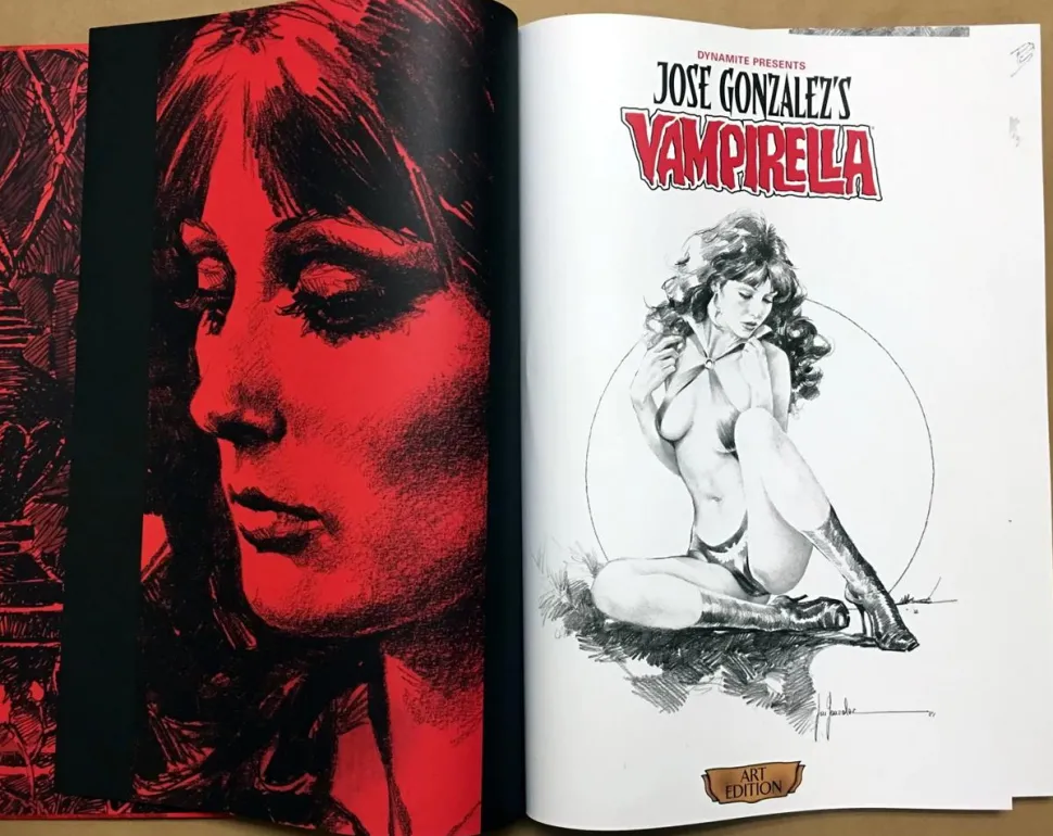 Vampirella - Jose Gonzalez's Vampirella Art Edition Hardcover Book