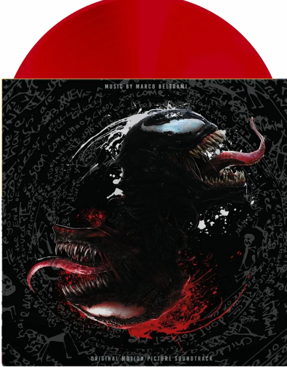 Venom 2: Let There Be Carnage - Original Motion Picture Soundtrack by Marco Beltrami LP Vinyl Record (Red Coloured Vinyl)