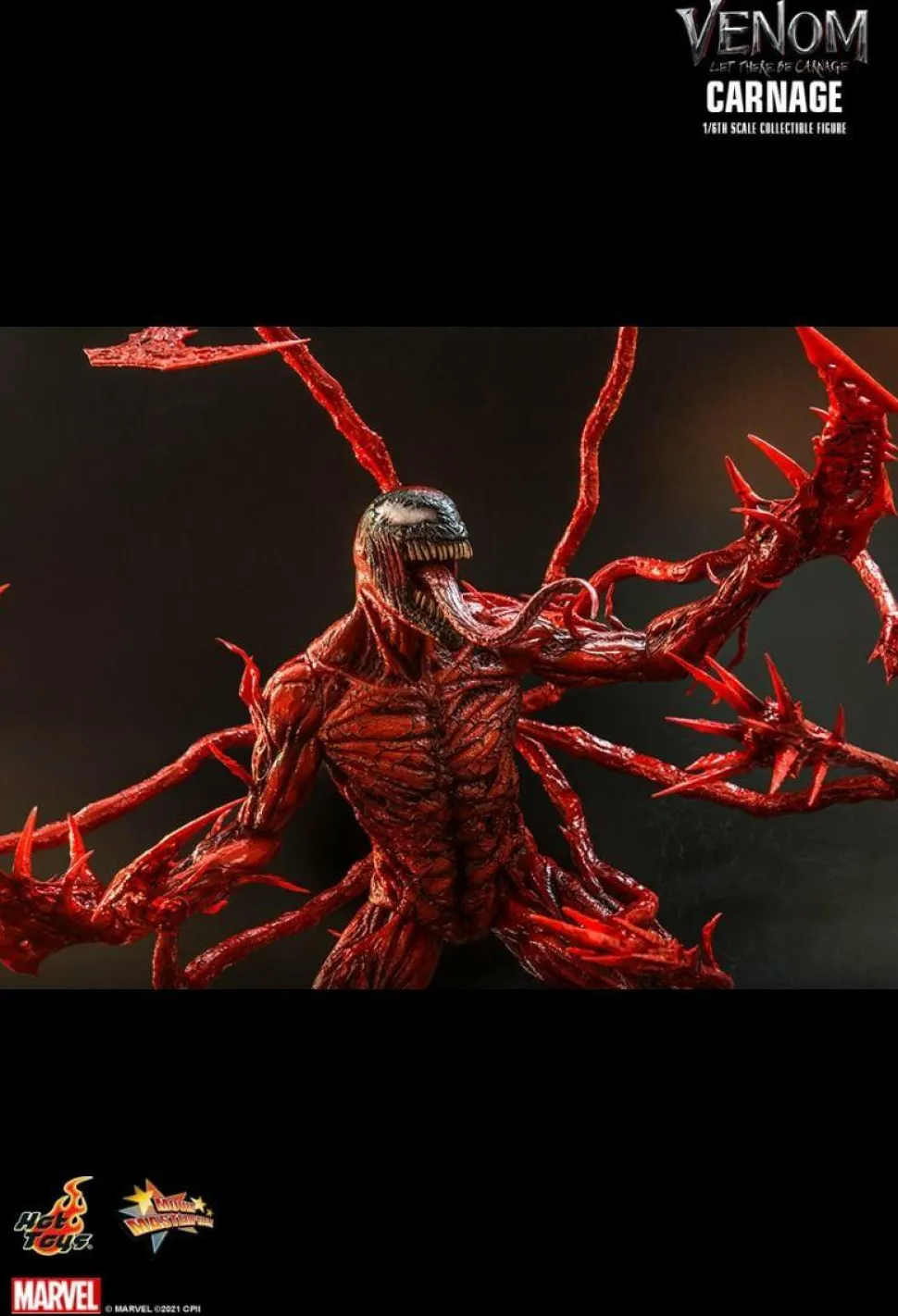 Venom: Let There Be Carnage - Carnage Deluxe 1/6th Scale Hot Toys Action Figure