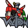 Voltron - Voltron Bust with Logo Enamel Pin