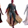 WandaVision - Vision, The Vision & The Scarlet Witch 1/6th Scale Hot Toys Action Figure Bundle (Set of 3)