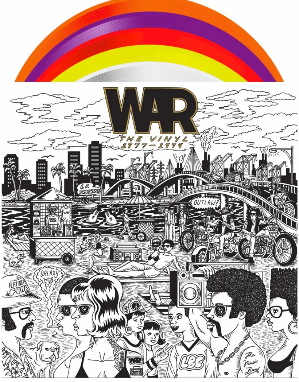 War - The Vinyl 1977-1994 (2024 Record Store Day Black Friday Exclusive White, Yellow, Red, Purple & Orange Coloured Vinyl)