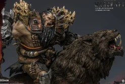 Warcraft - Blackhand Riding Wolf 10” Statue