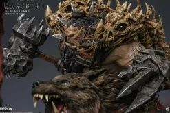 Warcraft - Blackhand Riding Wolf 10” Statue
