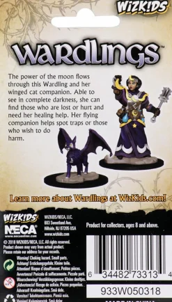 Wardlings - Girl Cleric & Winged Cat Pre-Painted Miniature Figure 2-Pack (Wave 2)