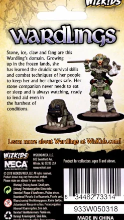 Wardlings - Girl Druid & Stone Creature Pre-Painted Miniature Figure 2-Pack (Wave 2)