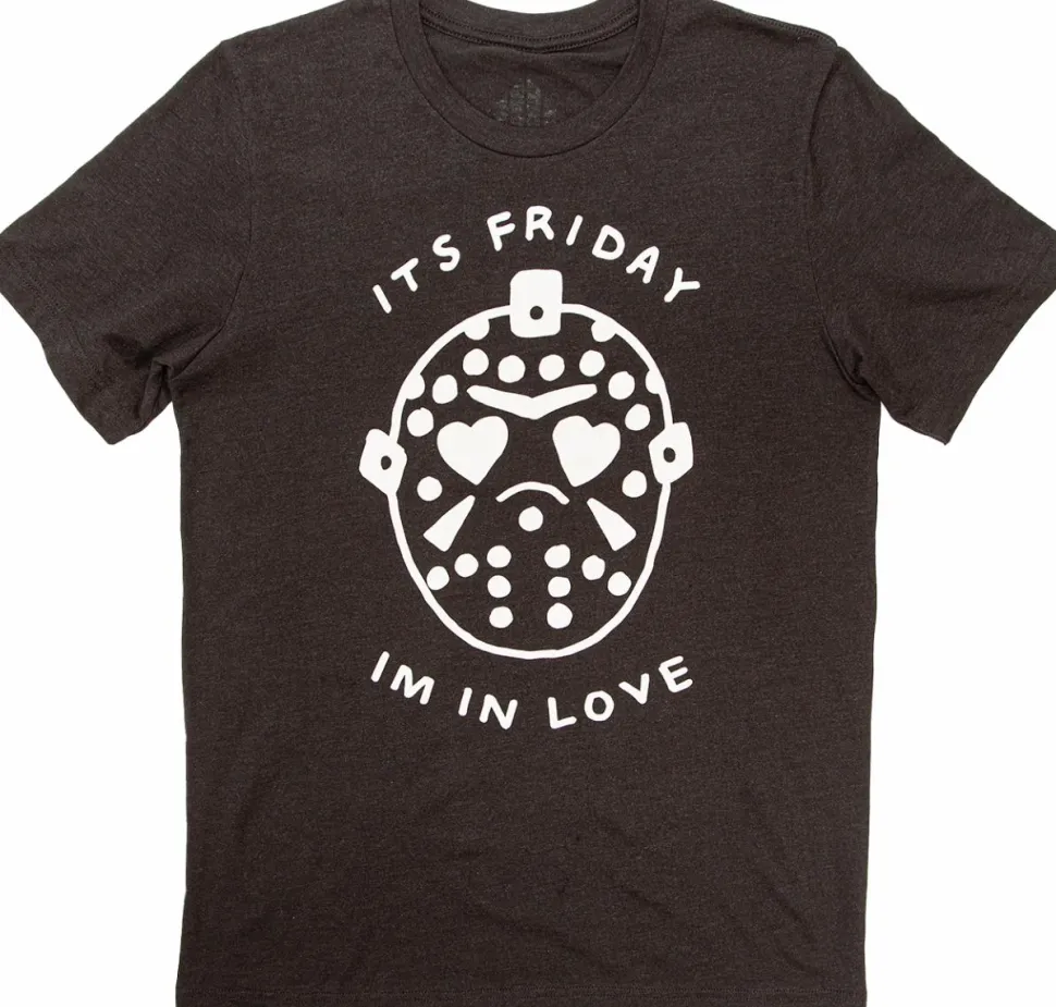Waxwork Records x Personalhell - It’s Friday I’m In Love Black Unisex T-Shirt