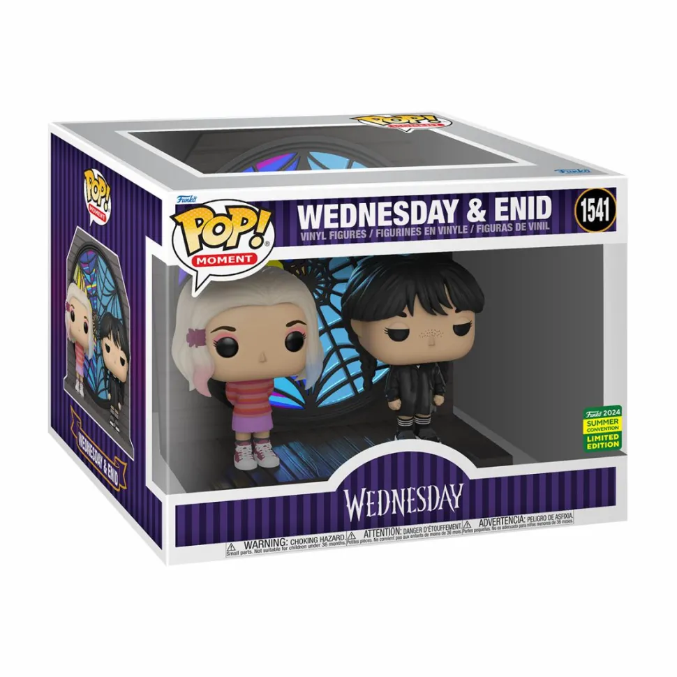 Wednesday (2022) - Wednesday & Enid Pop! Moment Vinyl Figure (2024 Summer Convention Exclusive)